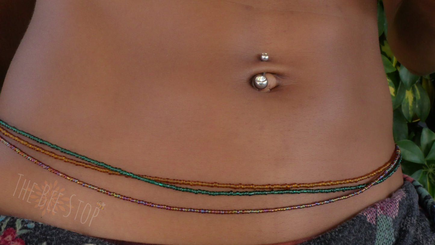 Deep Forest Set 》Waist Beads