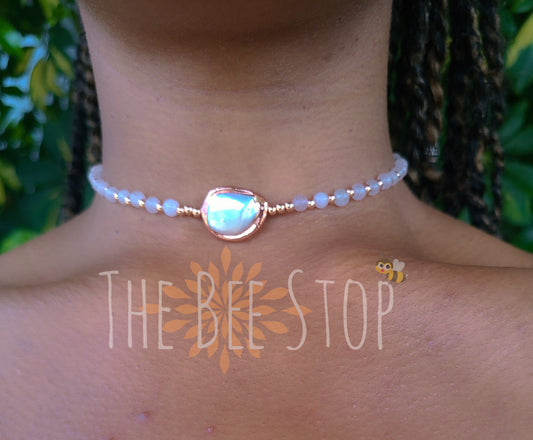 Rose Gold Pearl 》Necklace