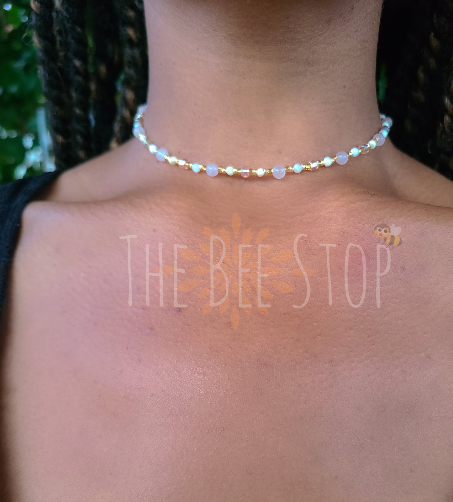 Rose Quartz + Pearl》 Necklace