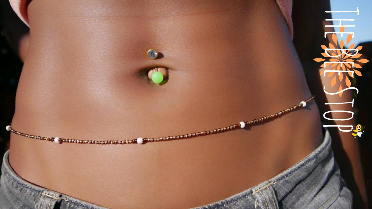 RootBeer Float 》Waist Beads