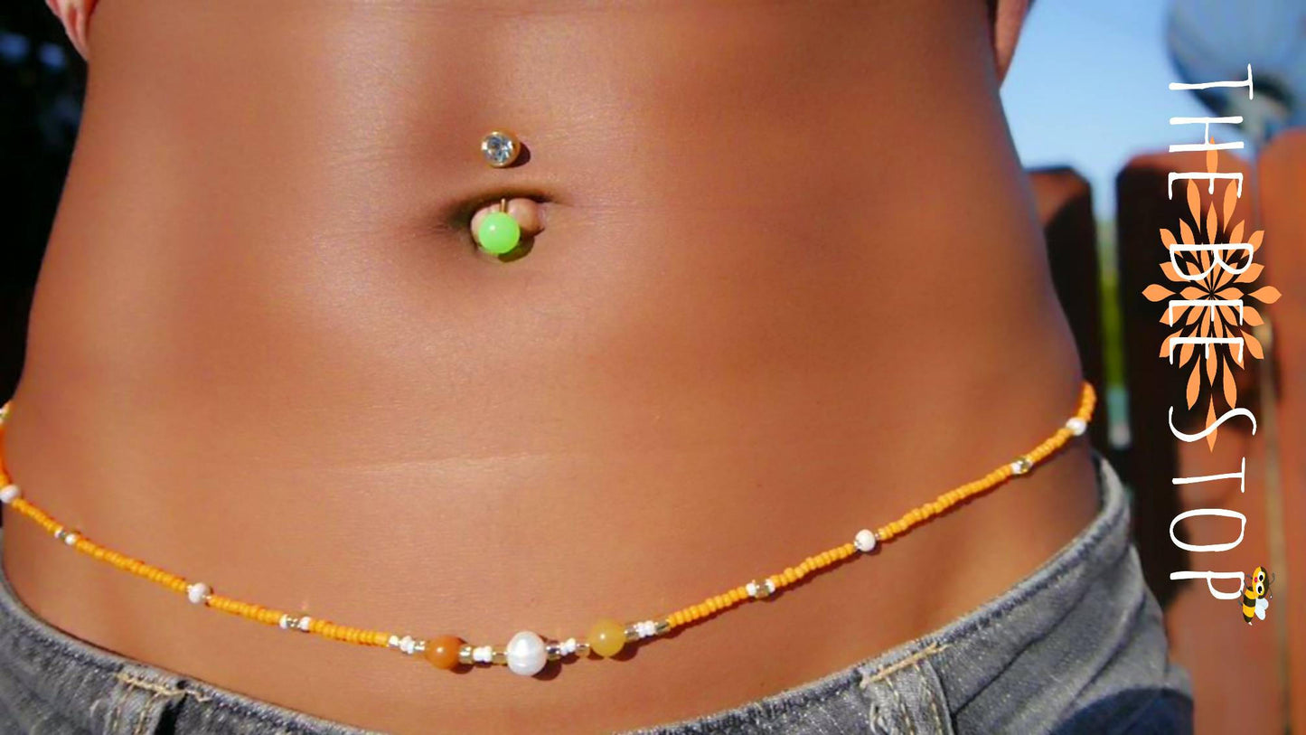 Orange Dream 》Waist Beads