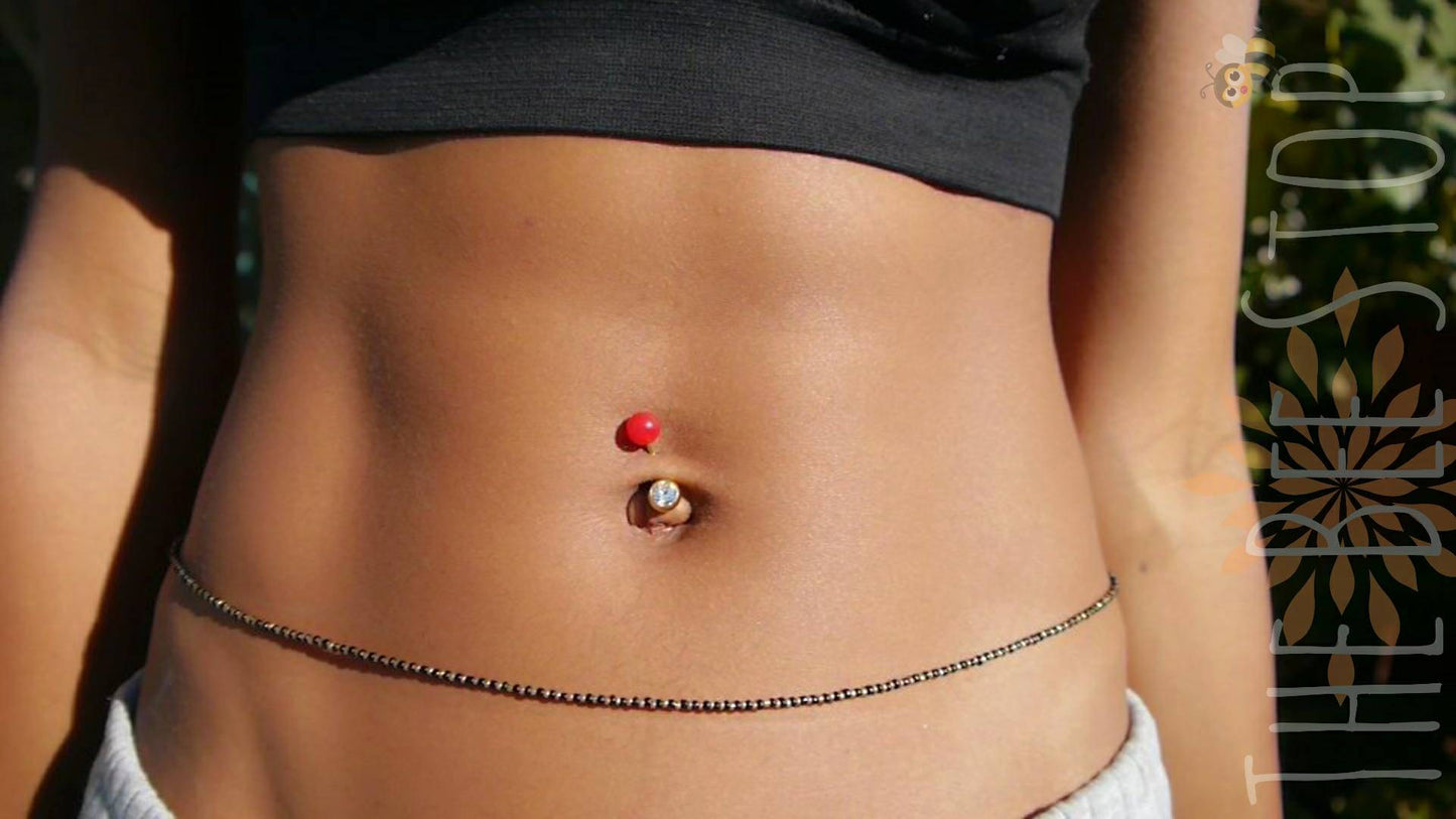 Black n' Gold 》Waist Beads