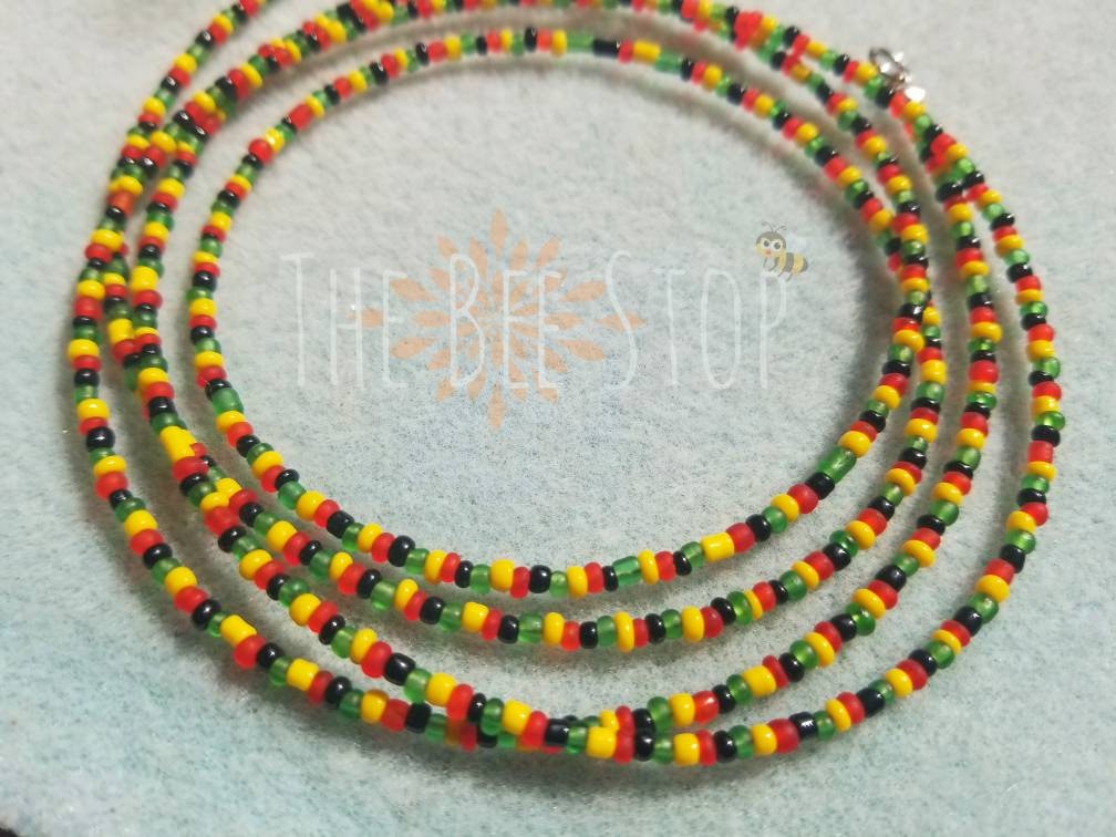 Rasta Girl 》Waist Beads