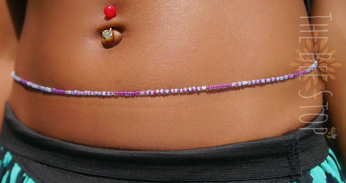 Blueberry Cool 》Waist Beads