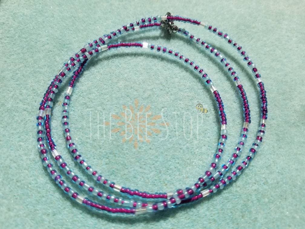 Blueberry Cool 》Waist Beads