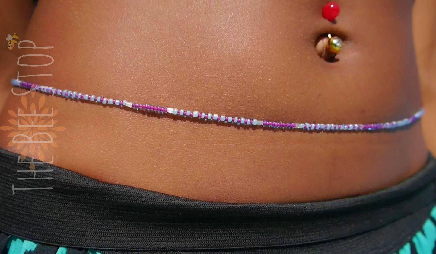 Blueberry Cool 》Waist Beads