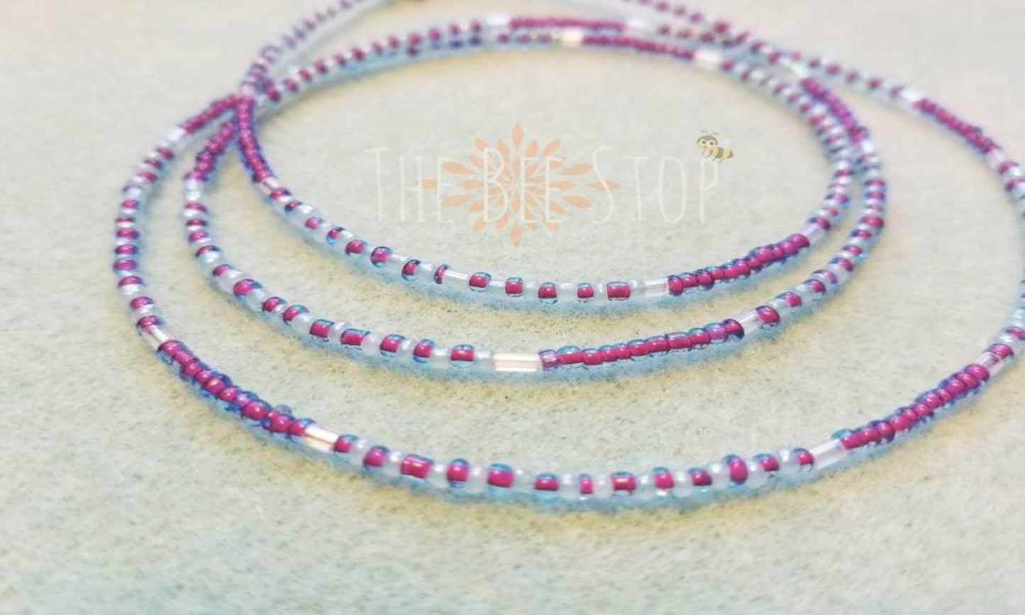Blueberry Cool 》Waist Beads