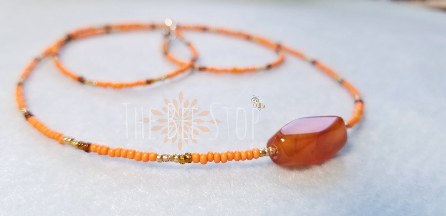 Agate Love 》Waist beads