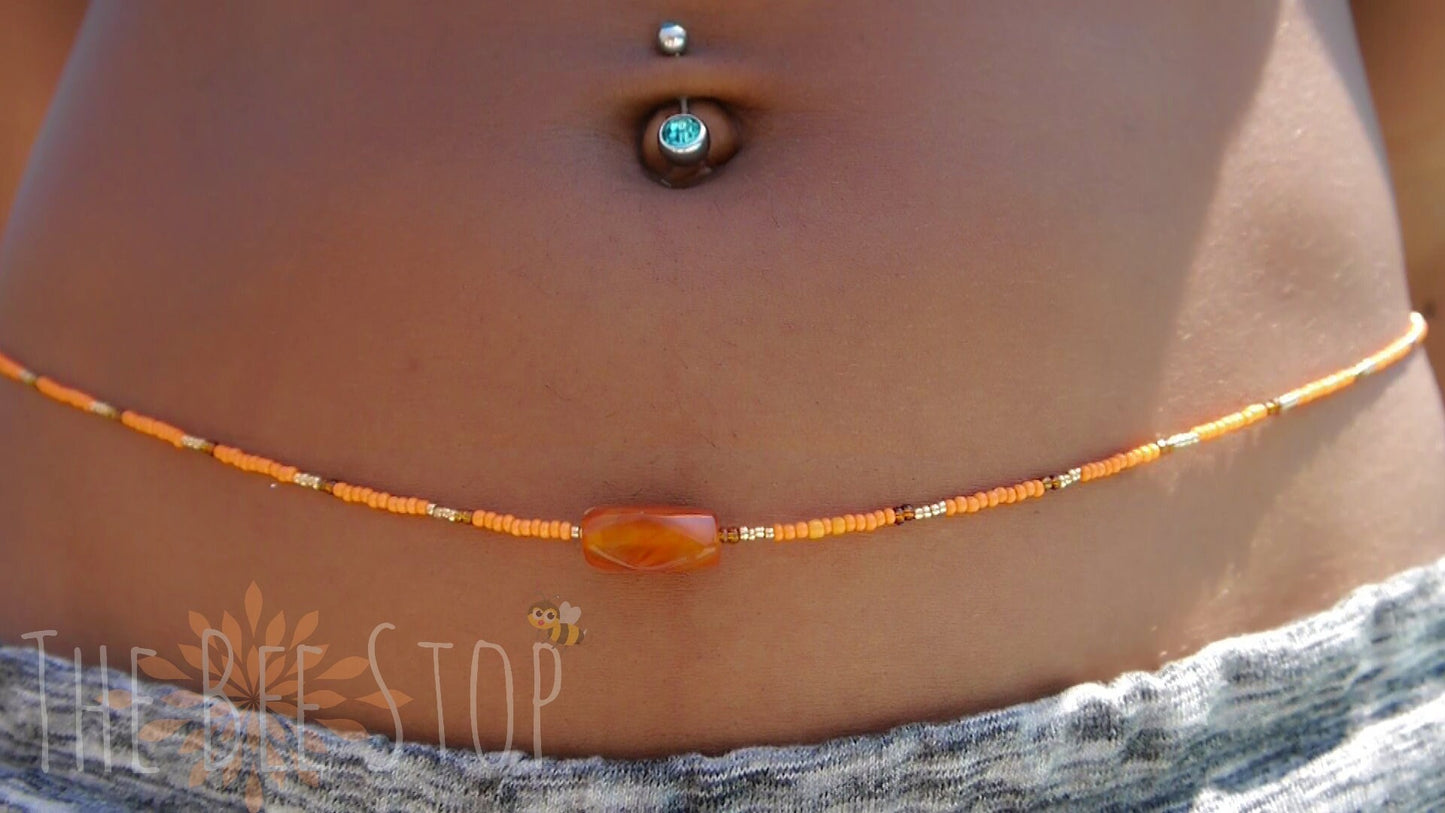 Agate Love 》Waist beads