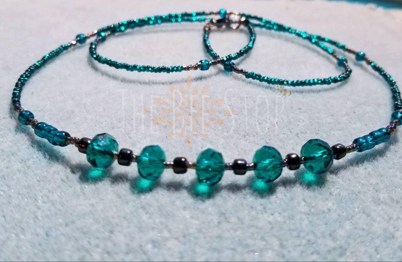 Teal Waters 》Waist Beads