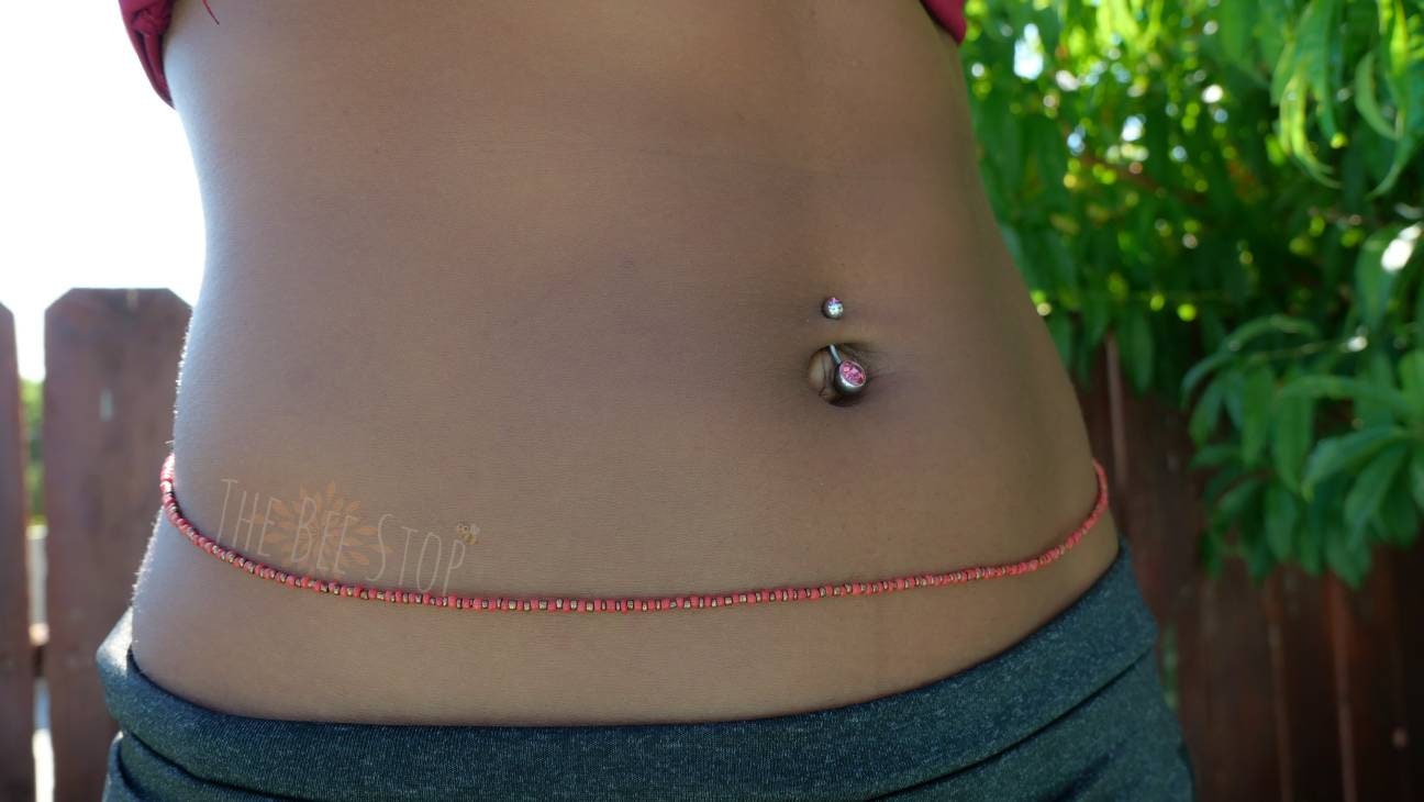 Bronze n' Red 》Waist Beads