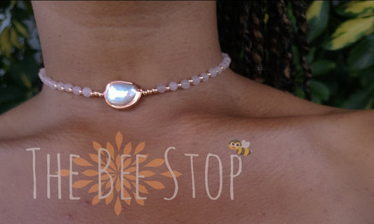 Rose Gold Pearl 》Necklace