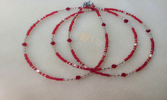 Ruby + Rose 》Waist Beads