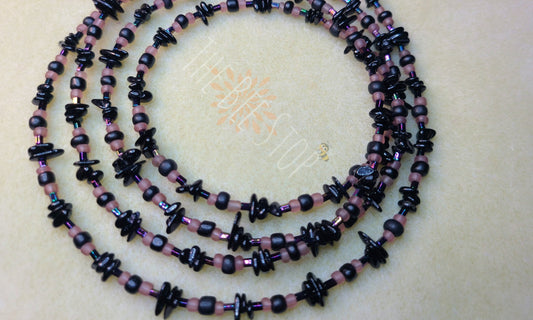 Black Tourmaline 》Waist Beads