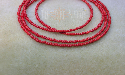 Red 》Waist Beads