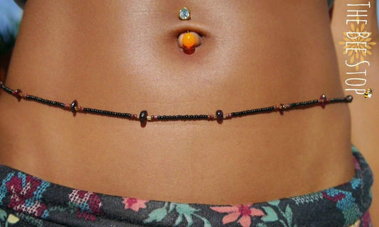 Black Cherry 》Waist Beads