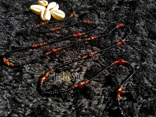 Black Cherry 》Waist Beads