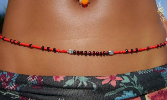 Lady Bug Luck 》Waist Beads