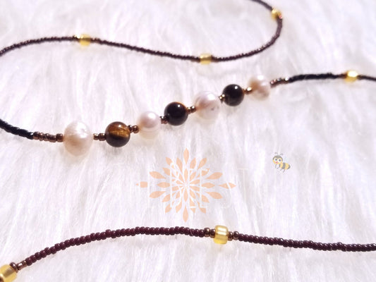 Caramel Mocha 》Waist Beads