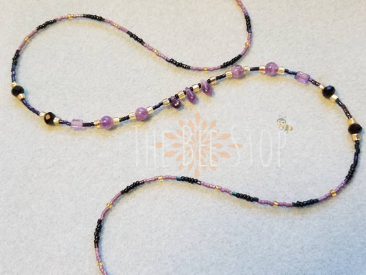 Purple After Dark 》Waist Beads