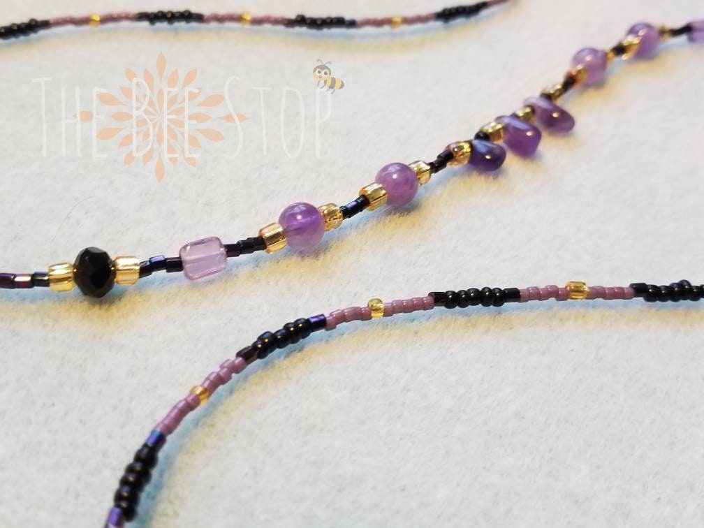Purple After Dark  》Waist Beads
