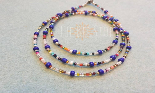 Chaotic Blue 》Waist Beads