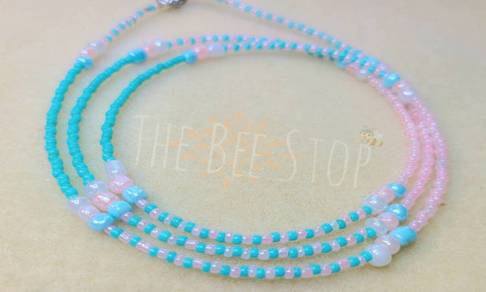 Cotton Candy 》Waist Beads