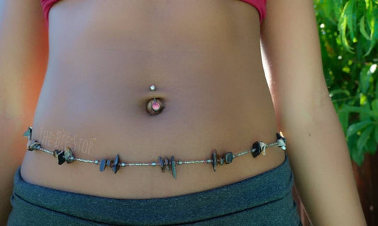 Seashells Pearl or Wood Waist Beads The Bee Stop
